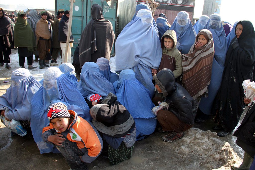 Le froid sévit sur les camps de déplacés où les conditions sont précaires.