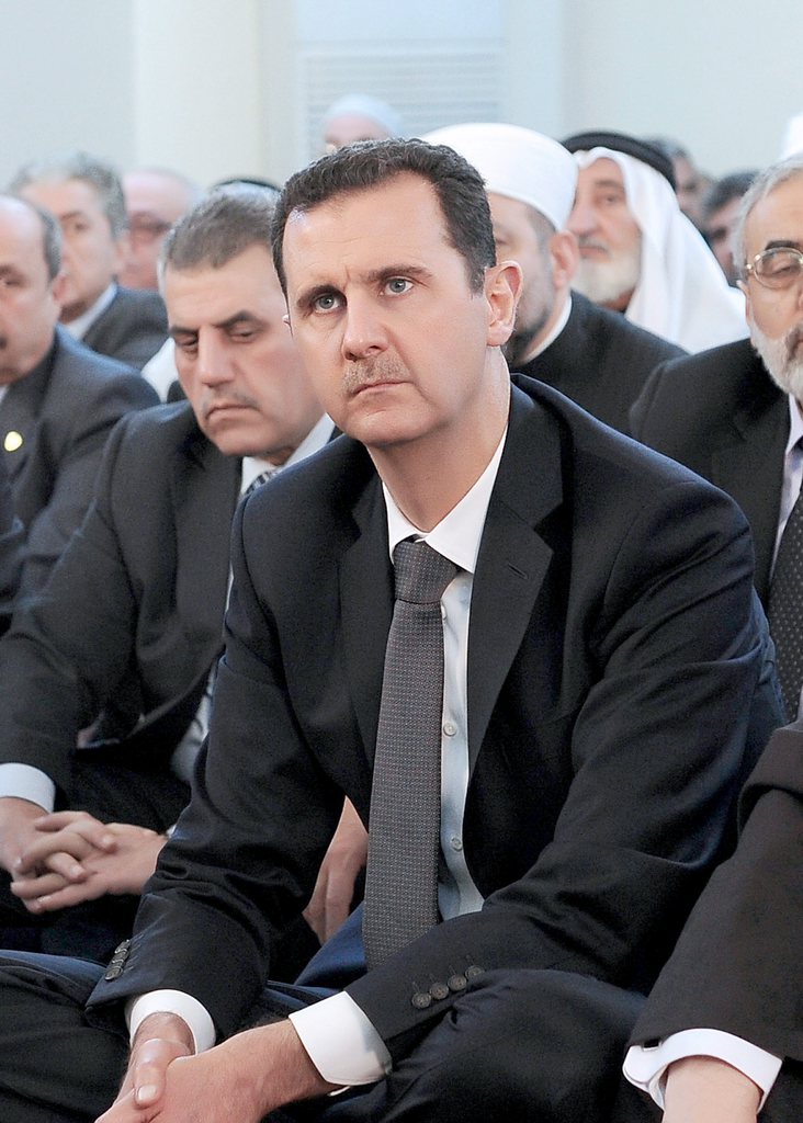 Bachar al-Assad s'est exprimé lors d'un entretien avec un haut responsable iranien, Saïd Jalili.