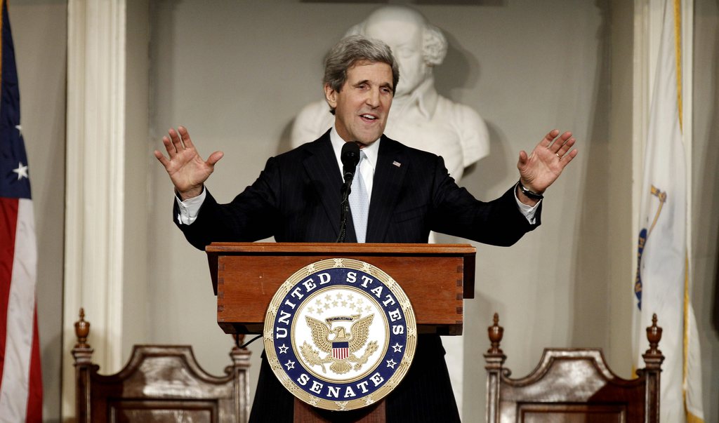 Le tout nouveau secrétaire d'Etat américain  John Kerry, est entré en fonction vendredi.