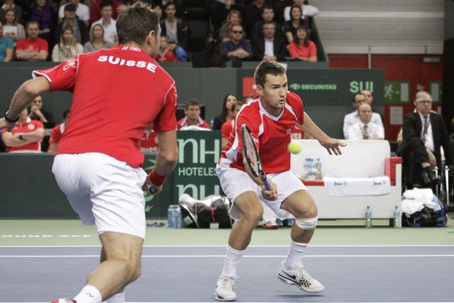 Marco Chiudinelli a réalisé un double solide aux côtés de Stanislas Wawrinka