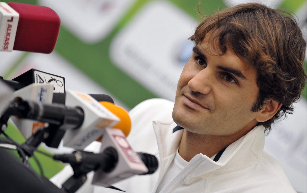 Roger Federer a parlé squash après sa défaite contre Benneteau à Rotterdam. 