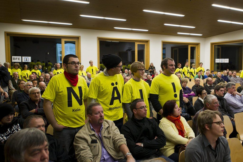 Certains habitants de Nidwald sont fermement opposés au stockage de déchets radioactifs dans leur canton. 