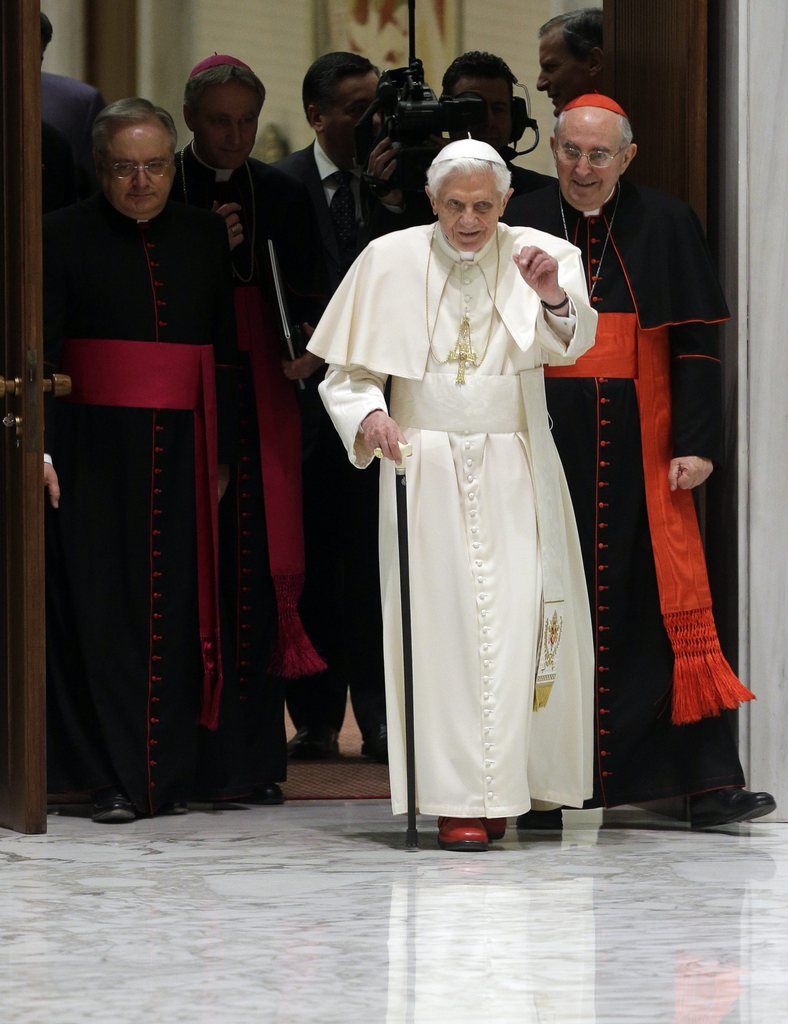 Le pape Benoît XVI s'est exprimé devant plus de mille prêtres de l'évêché de Rome. 