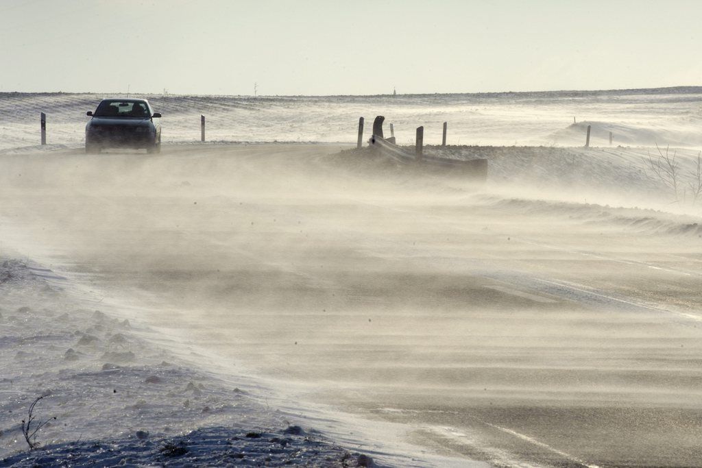 Les conditions imposent la prudence aux automobilistes. 