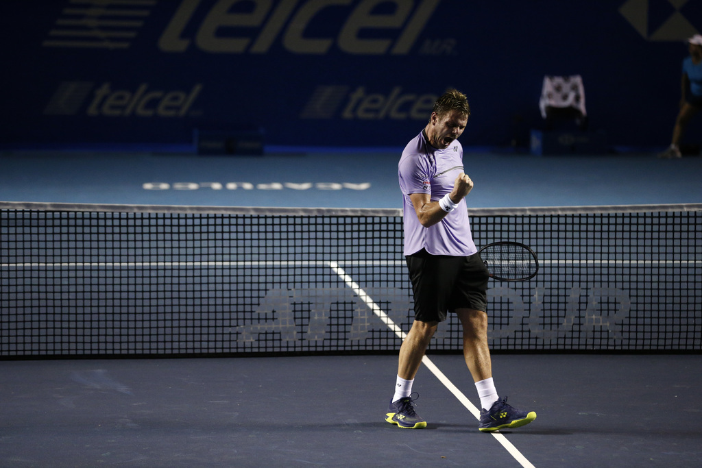 Le Vaudois s'est imposé 6-4 7-6 (8/6) face à l'Américain Ryan Harrison.