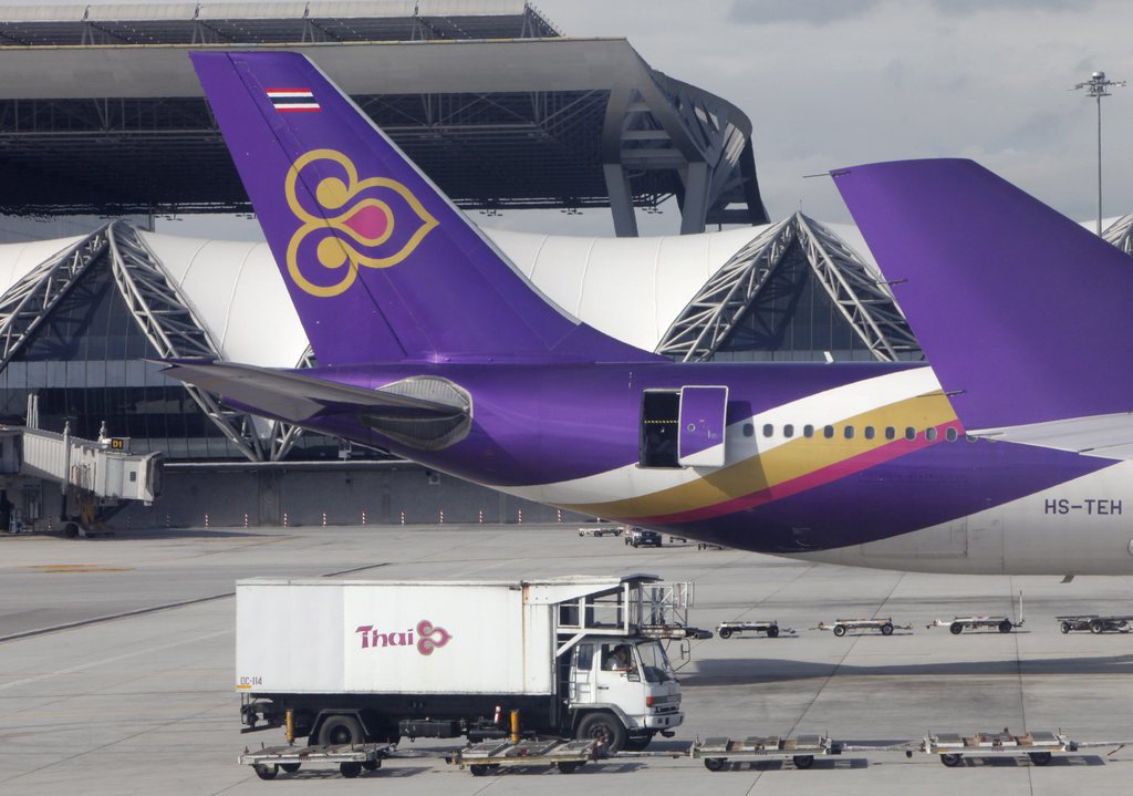 La compagnie Thai Airways s'est d'abord vue opposer un refus de survoler l'Iran. 