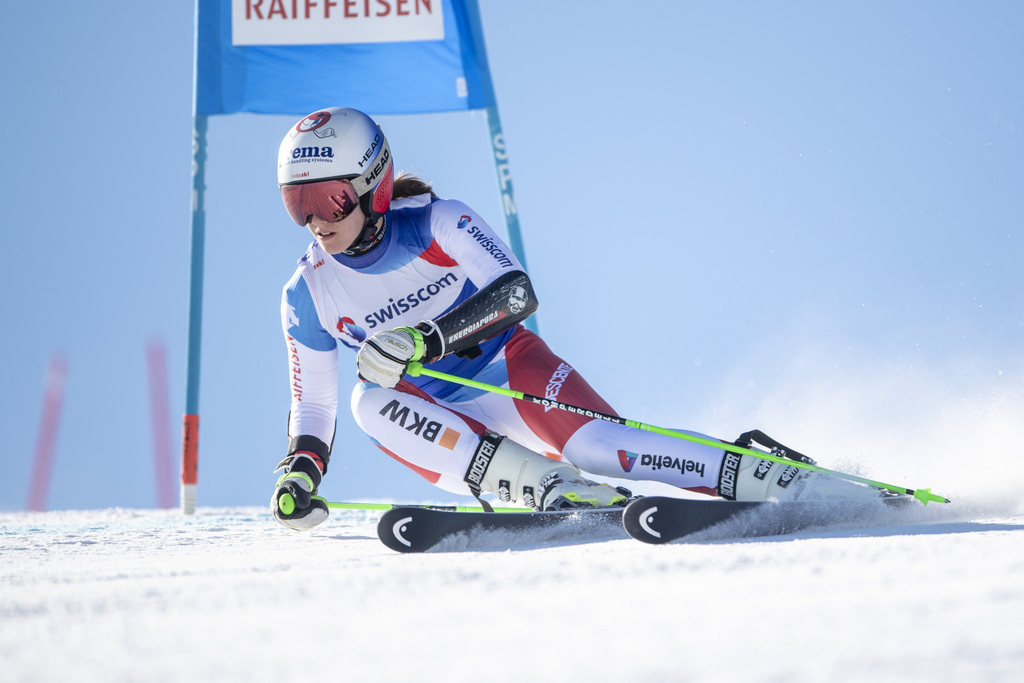 Camille Rast est la nouvelle championne suisse de géant.