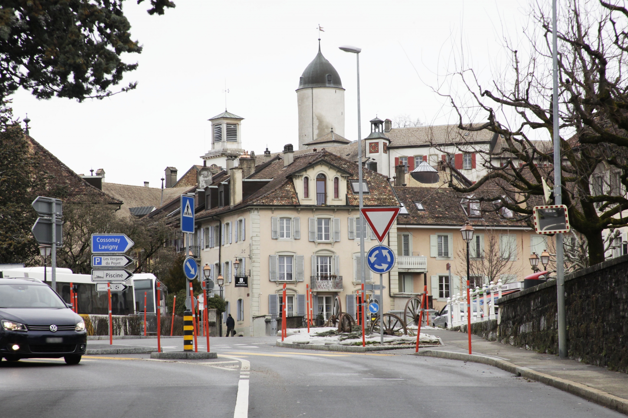 Le trafic journalier sur la route d’Allaman affiche 18 350 véhicules.