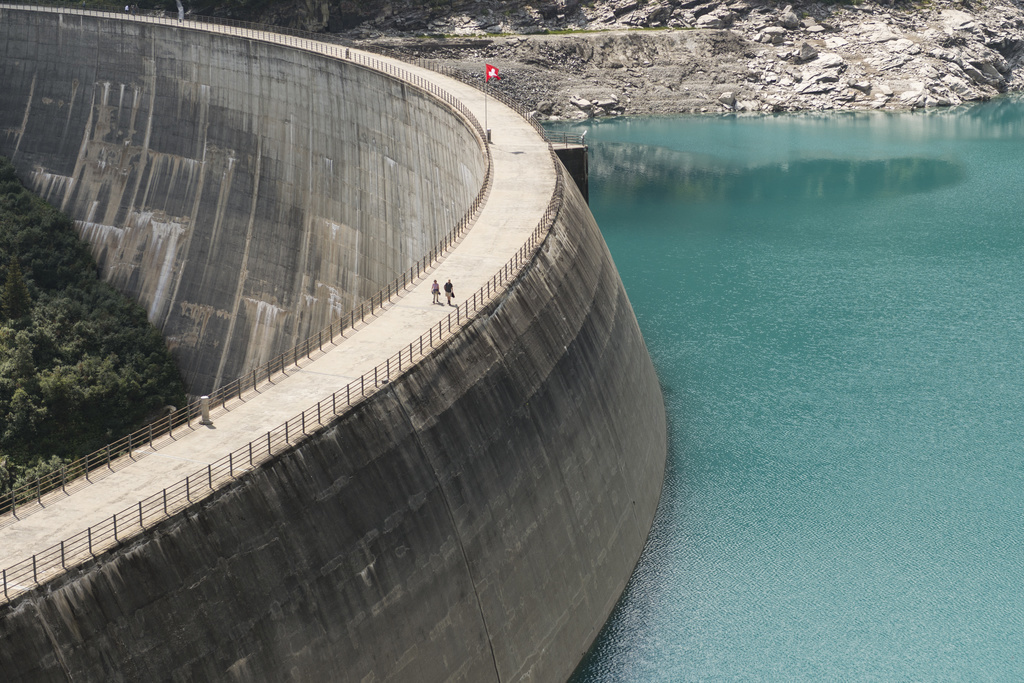 Ce sont les barrages et la grande hydraulique qui assurent l'essentiel de l'approvisionnement électrique de la Suisse (illustration).