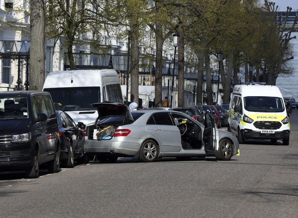 L'accident a eu lieu à proximité de l'ambassade ukrainienne.