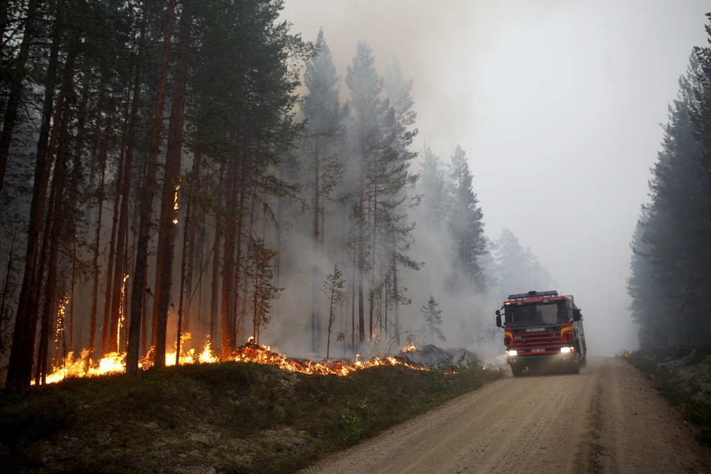 L'an passé, les feux de forêts avaient ravagé près de 25'000 hectares en Suède.