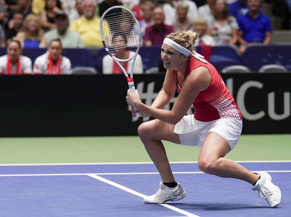 Timea Bacsinszky a dû s'avouer vaincue face à l'Américaine Sloane Stephens.