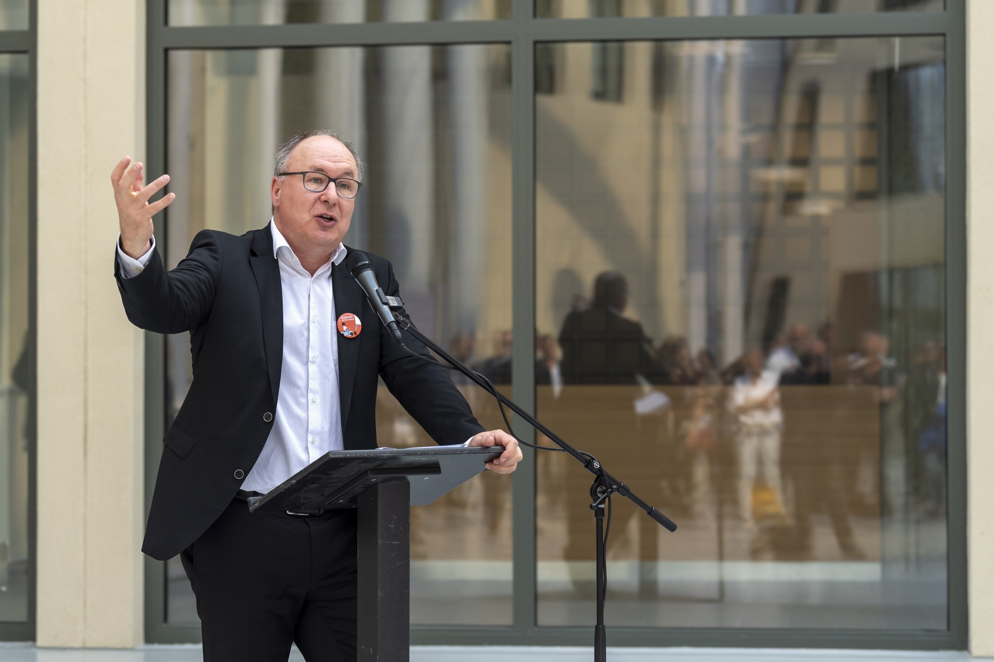 Pierre-Yves Maillard vit ses dernières heures dans son costume de conseiller d'Etat. La suite? Berne et l'Union syndicale suisse.