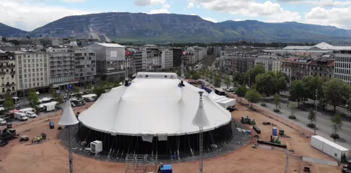 Après Vienne, le cirque québécois a posé ses valises au cœur de la ville de Genève jusqu’au 16 juin.