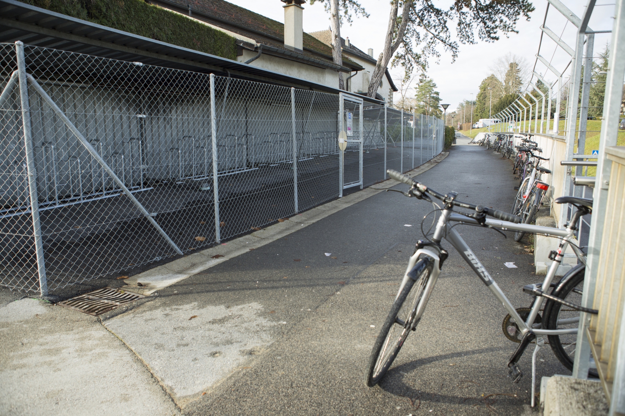 Un parking à vélos à Coppet (photo d'illustration).