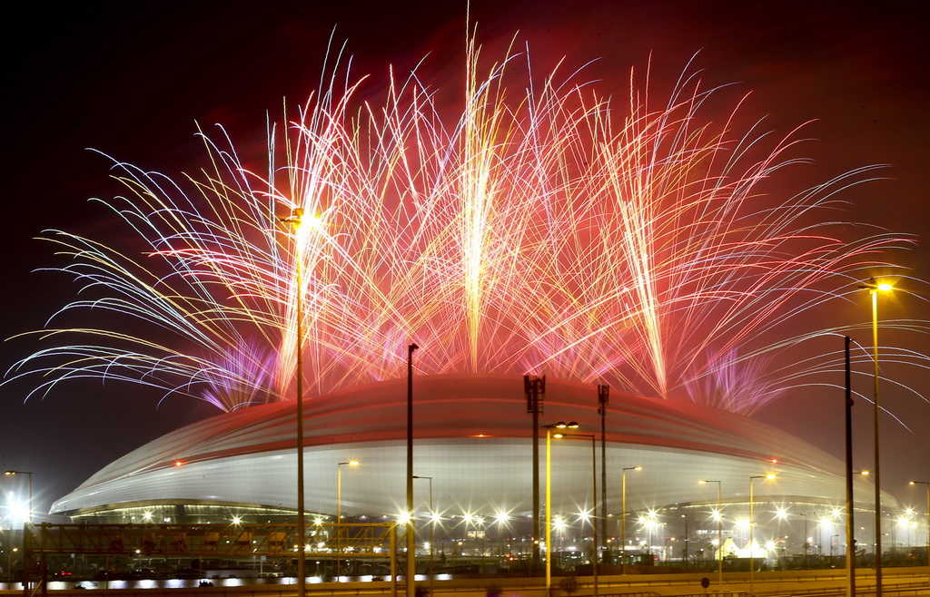 Le Mondial 2022 au Qatar conserve son format original avec 32 équipes. Ici le stade Al Wakrah, inauguré le 16 mai dernier.