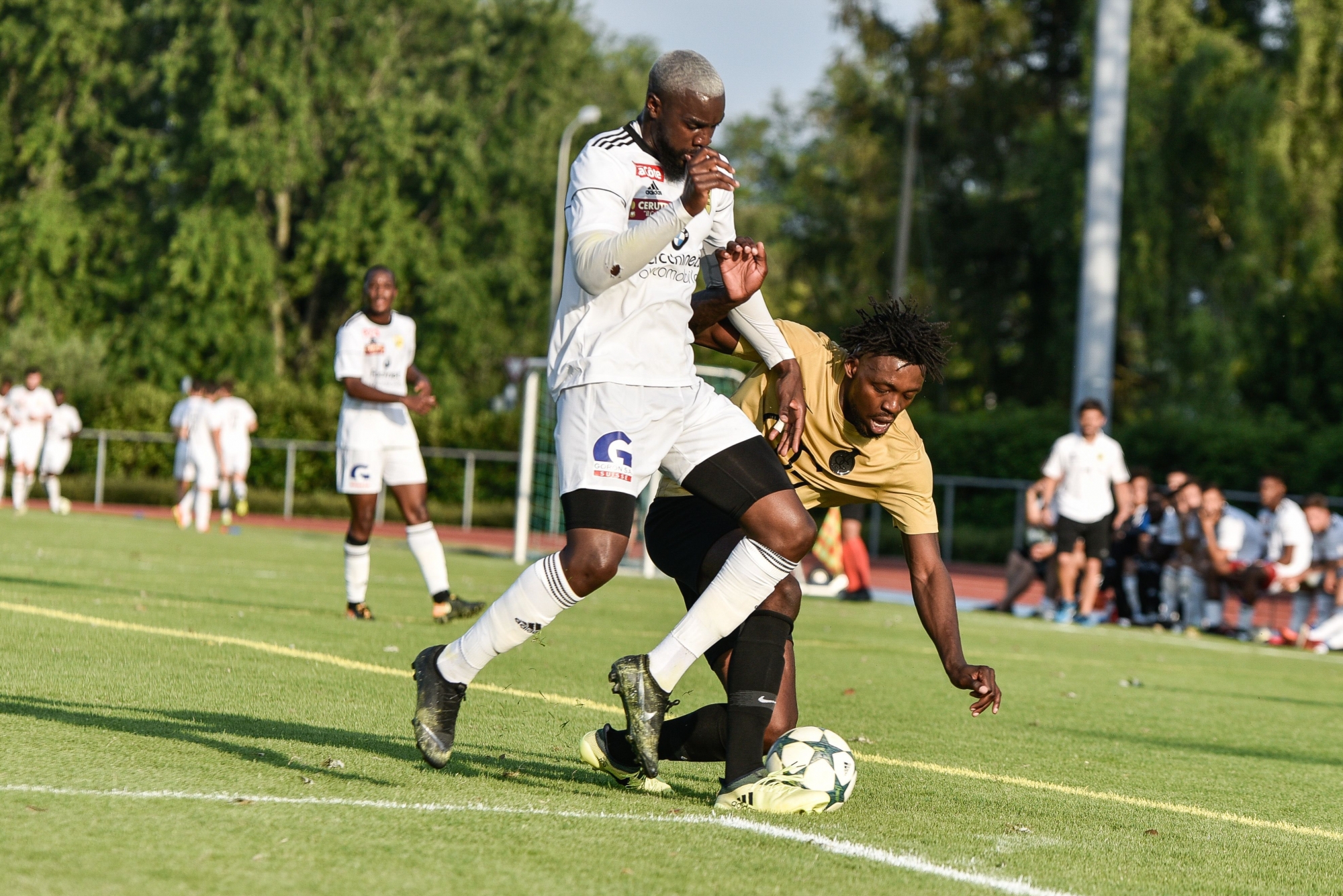 Jordi Nsiala s'est fait l'auteur du troisième but nyonnais.