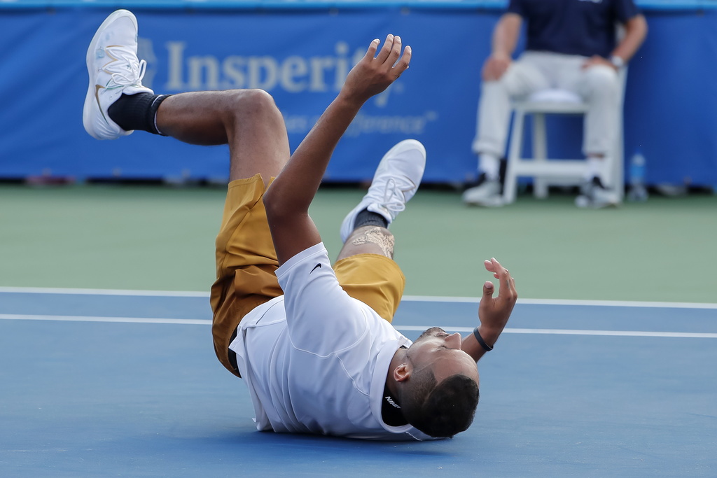 Le "bad boy" du tennis est notamment sanctionné pour avoir quitté le court sans permission, proféré des obscénités et pour sa conduite anti-sportive envers son adversaire (archives).