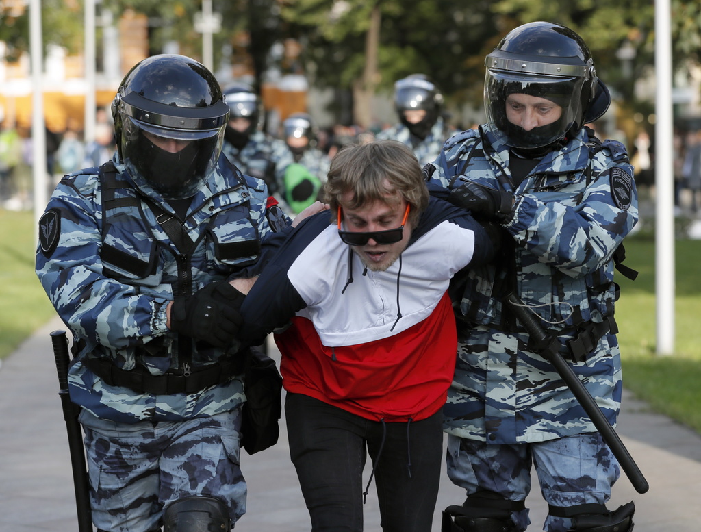 Environ 50 manifestants ont été arrêtés ce samedi à Moscou. 