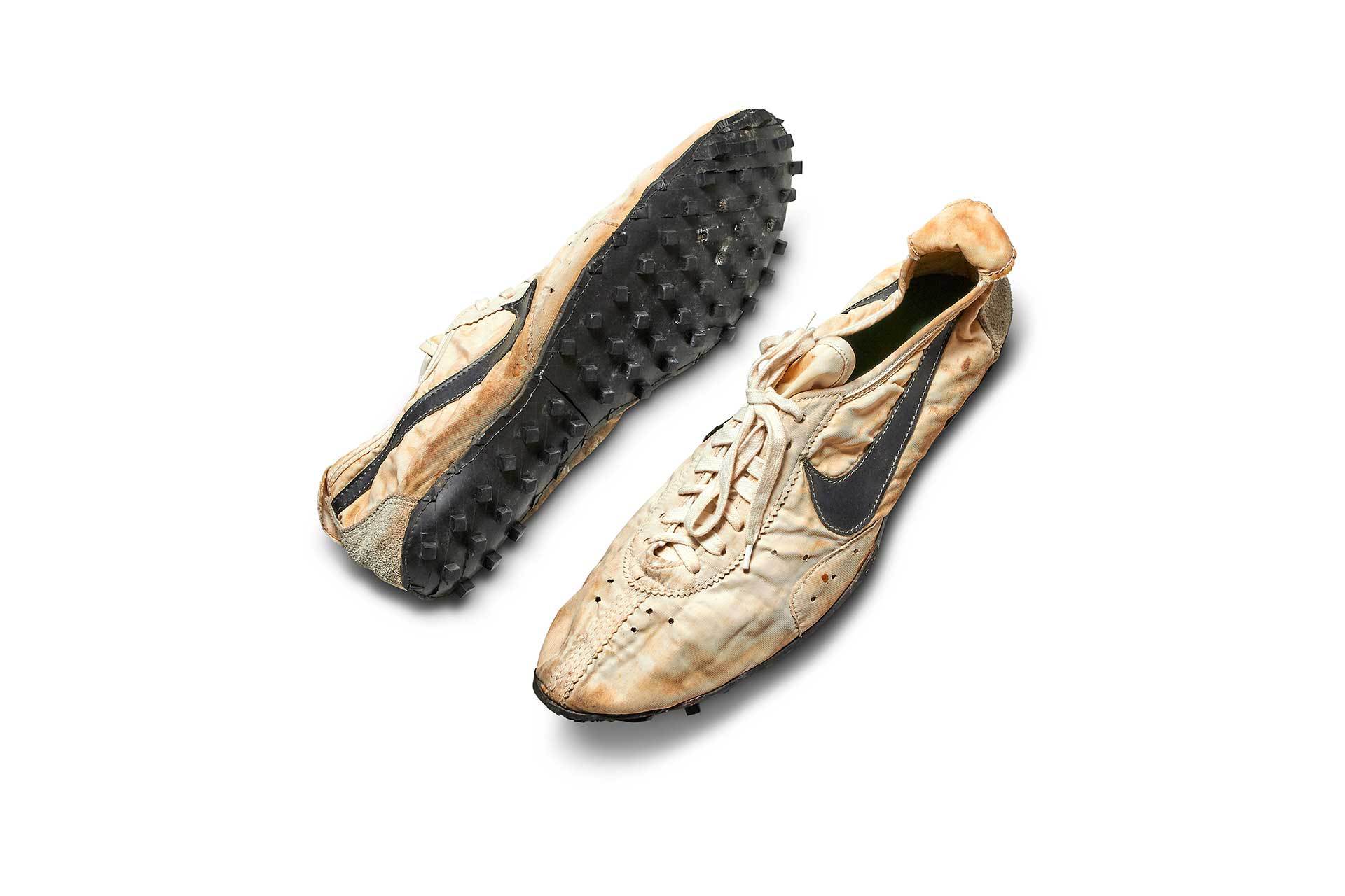 A l'origine, les "Moon Shoe" ont été imaginées pour les concurrents américains d'athlétisme aux Jeux Olympiques de 1972.