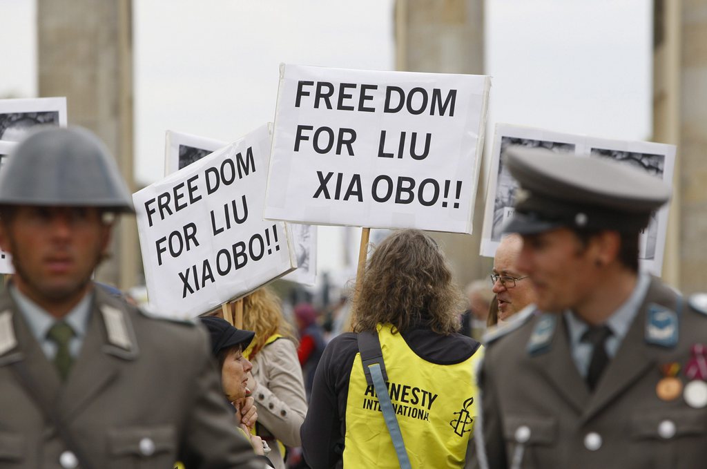 Amnesty International demande la libération de Liu Xiaobo.