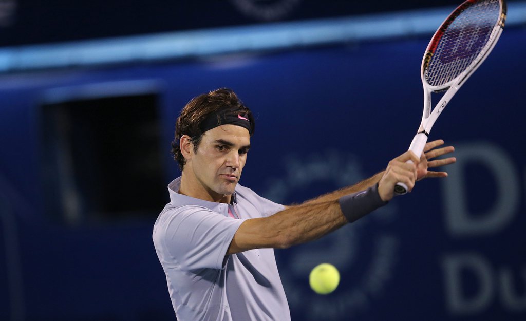 Roger Federer s'est promené en 1/4 de finale de Dubaï.