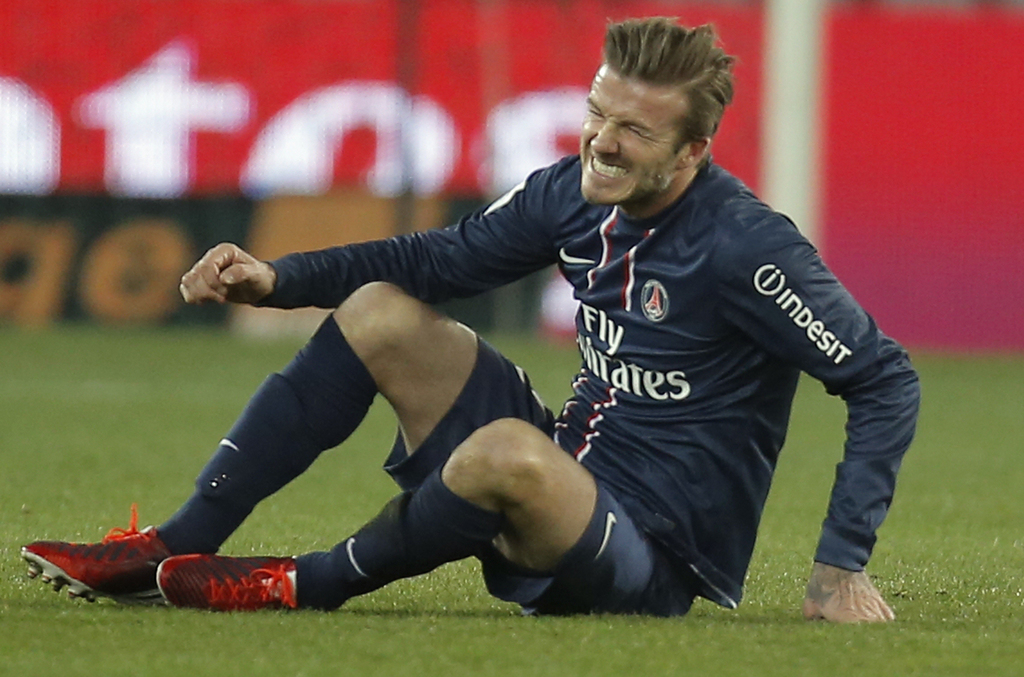 David Beckham et le Paris Saint-Germain ont chuté à Annecy.