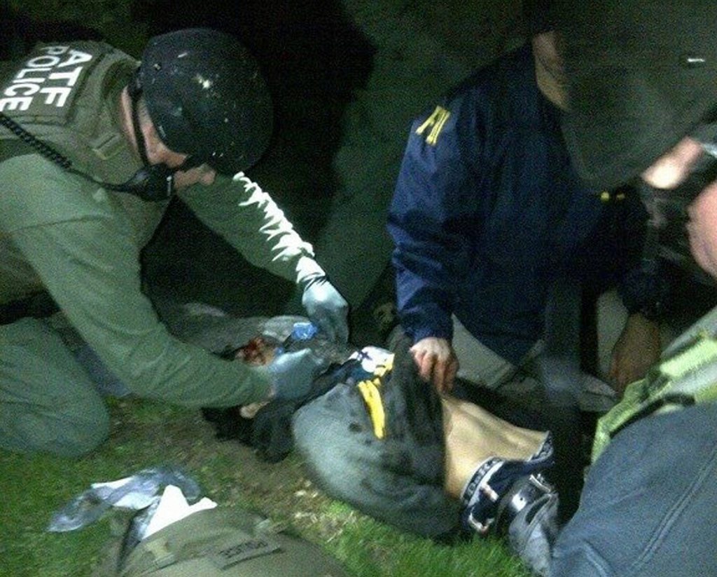 Djokhar Tsarnaev, blessé lors de son arrestation (photo) a été inculpé sur son lit d'hôpital.