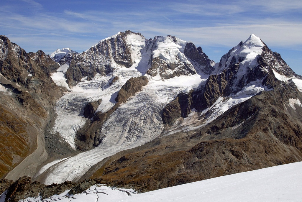 L'alpiniste allemande a fait une chute de 100 mètres lors de l’ascension du Piz Roseg, dans les Grisons. (archives)