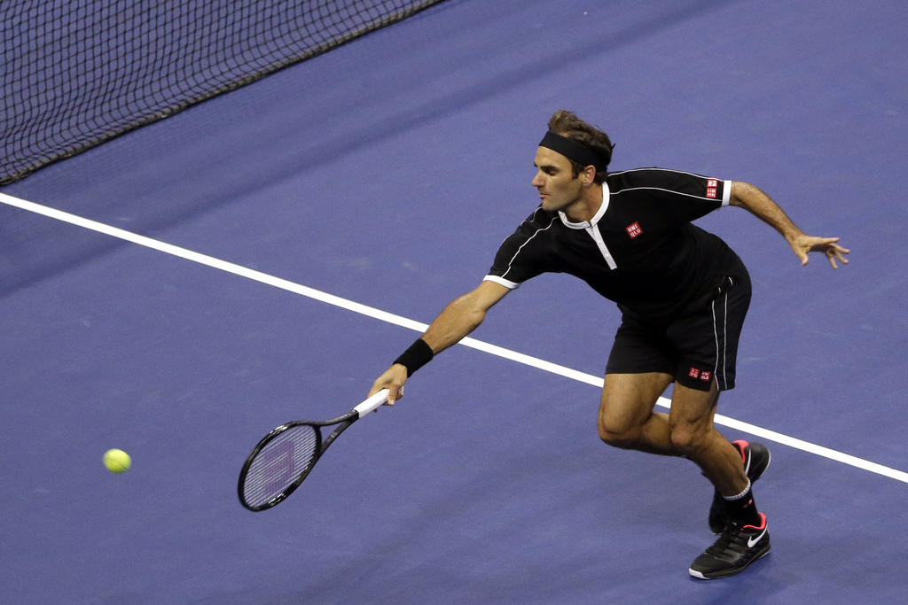 Durant son match contre Grigor Dimitrov, Roger Federer a été gêné par sa blessure en haut du dos.