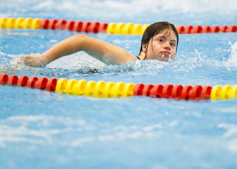 Des nageurs en situation de handicap, entraînés par une coach du CNN, Sarah Müller, se lanceront dans le bain pour des courses sur 25 m.