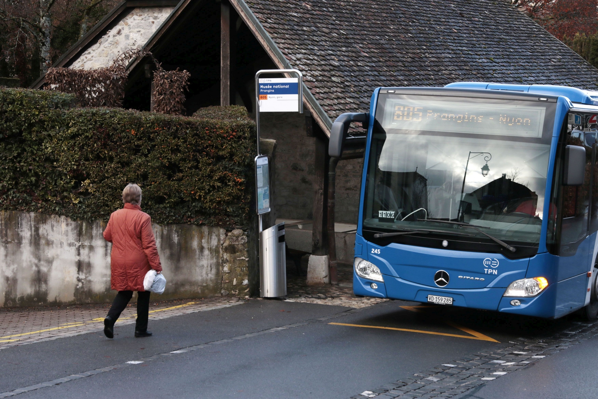 La commune de Prangins ne veut plus payer seule la ligne de bus 805.