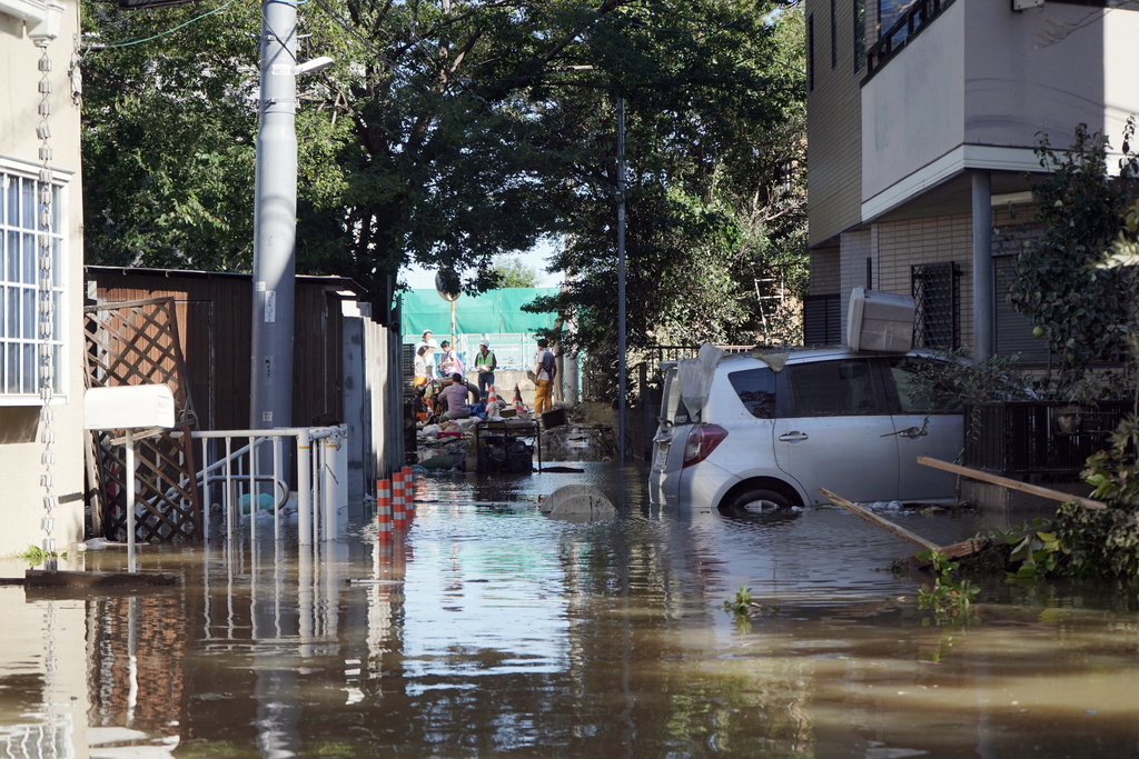 Les inondations ont provoqué d'importants dégâts.