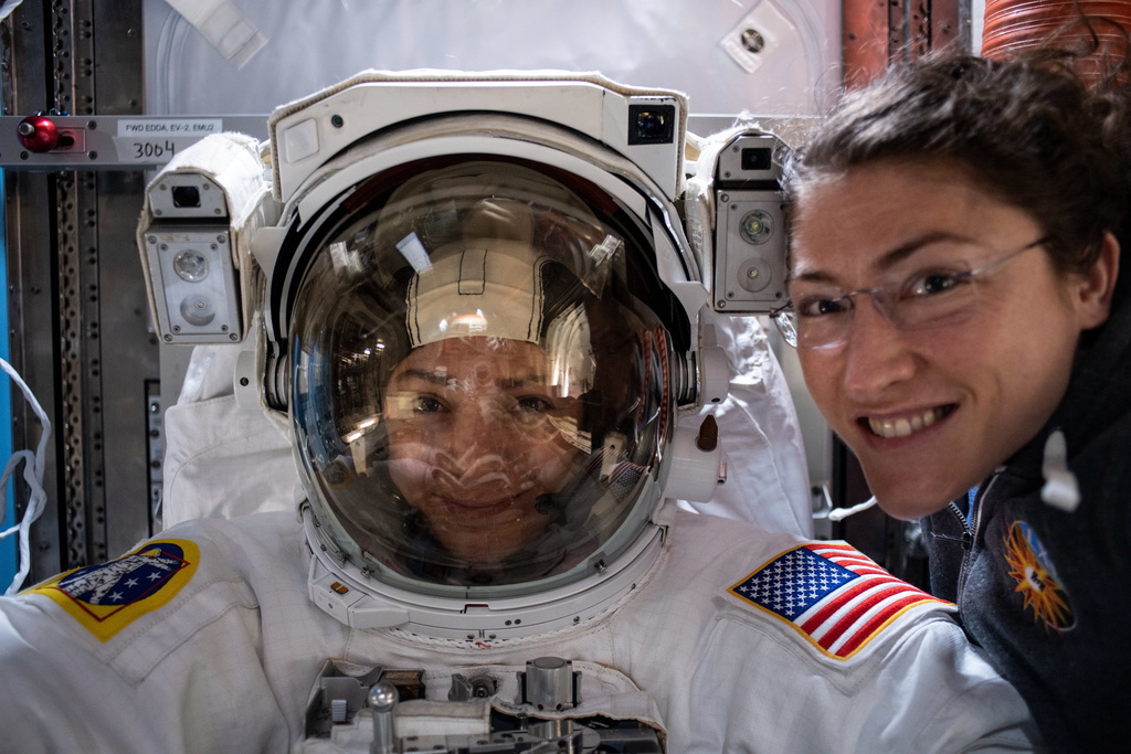 Les astronautes américaines Christina Koch et Jessica Meir ont marqué l'histoire spatiale. (Archives)