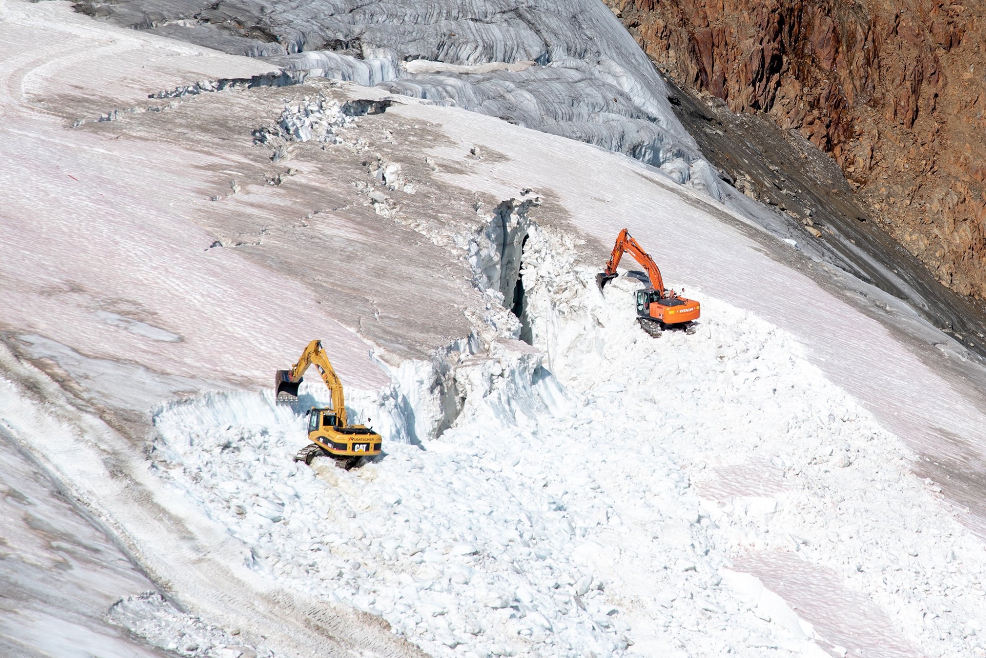 Situé à plus de 3000 mètres d'altitude, le glacier de Pitztal est le plus haut du Tyrol. (Archives)