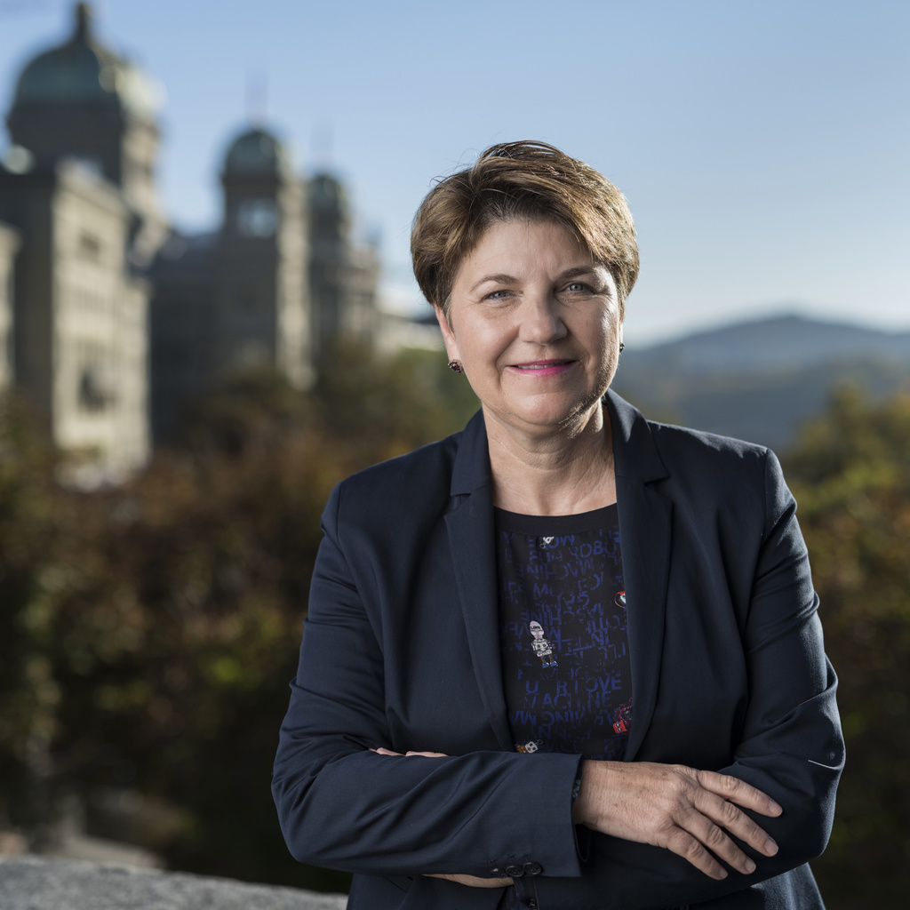 La cheffe du DDPS, Viola Amherd, s'est rendue à Macolin pour célébrer les 75 ans de l'encouragement du sport de la Confédération.