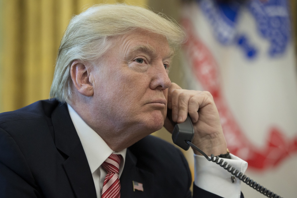 C'est un coup de téléphone du président Trump à son homologue ukrainien Volodymyr Zelensky qui a poussé les Démocrates à lancer une procédure de destitution. (illustration)