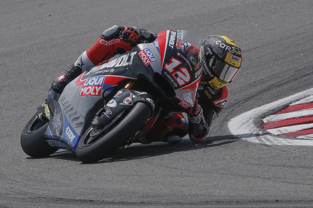 Malgré une belle course et un nouveau podium, Tom Lüthi n'a rien pu faire face à la régularité d'Alex Marquez.