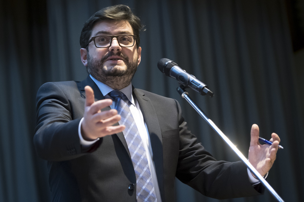 Kevin Grangier a été élu facilement jeudi soir à la tête de l'UDC Vaud.