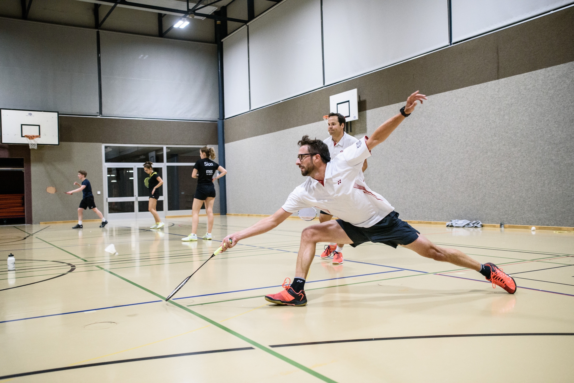 Le double messieurs du BC Morges, composé de Philippe Gabella (derrière) et Raphaël Lienhard (devant), aura une bonne carte à jouer,