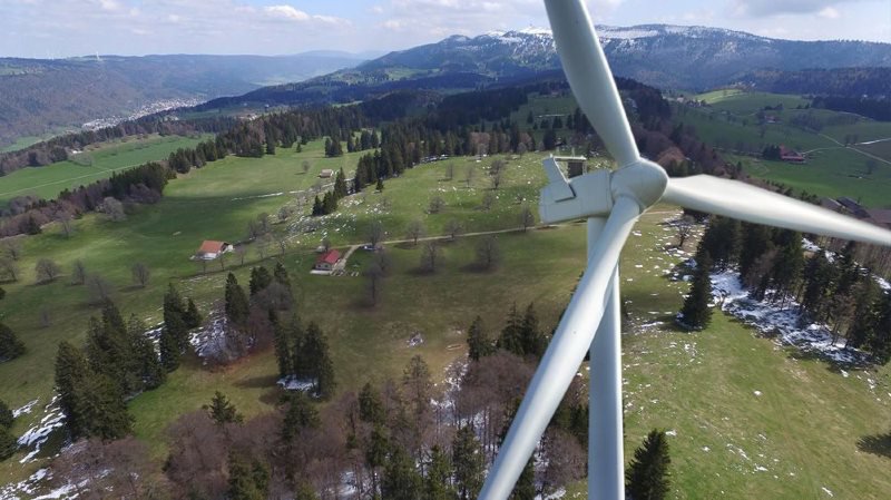 Six éoliennes devraient ainsi voir le jour dans la région de Vallorbe et Vaulion.