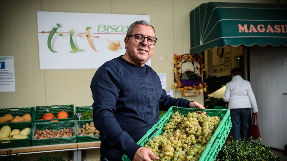 Gabriel Bensimon, directeur commercial chez Biscotte, a lancé la filière du raisin de table local.