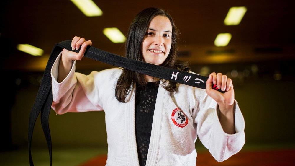 Emilie Amaron a retrouvé le sourire sur les tatamis, même si le traumatisme de sa blessure est encore en tête.