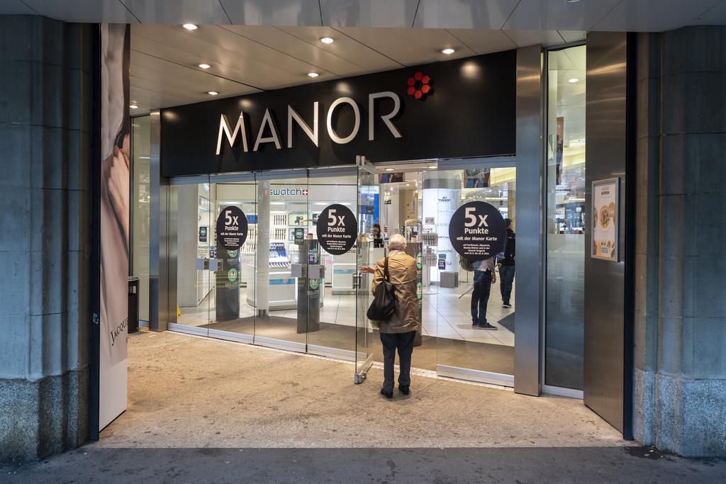 Le grand magasin Manor de la Bahnhofstrasse de Zurich a été contraint de fermer ses portes en fin janvier. (Illustration)