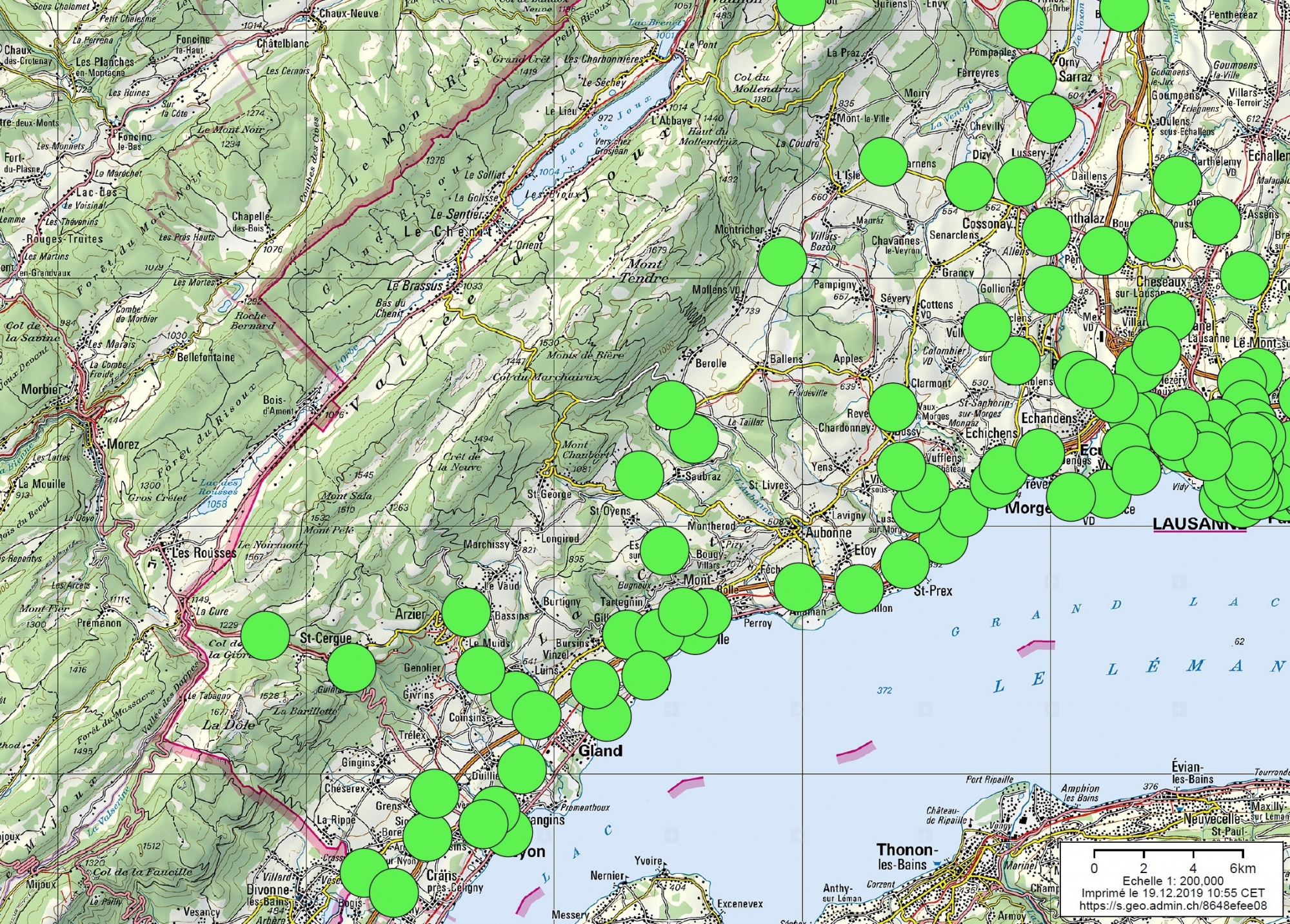 Entre le 9 et le 12 décembre, les 119 pylônes se sont mis à émettre des ondes 5G en terres vaudoises. 