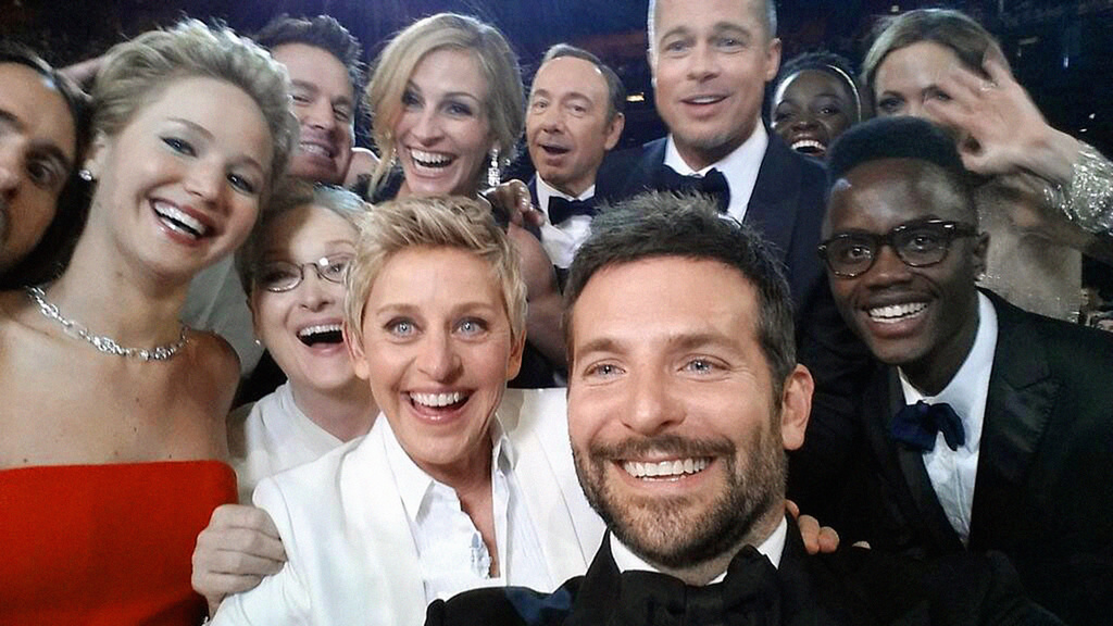 La valeur du selfie pris pendant les Oscars est estimée à 1 milliard de francs. (Archives)