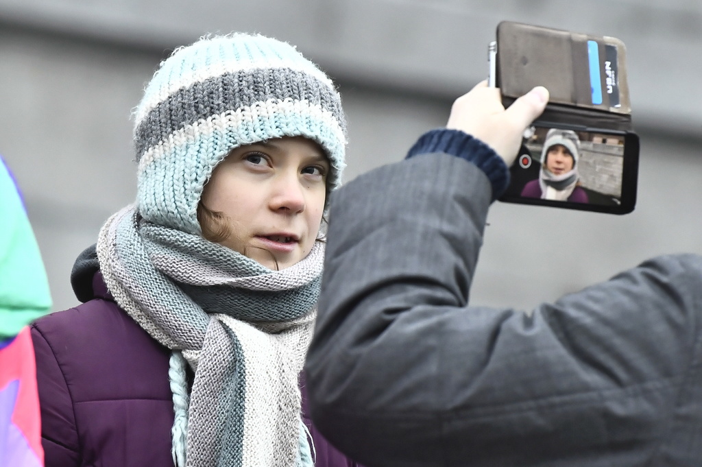 La jeune activiste suédoise est malade.