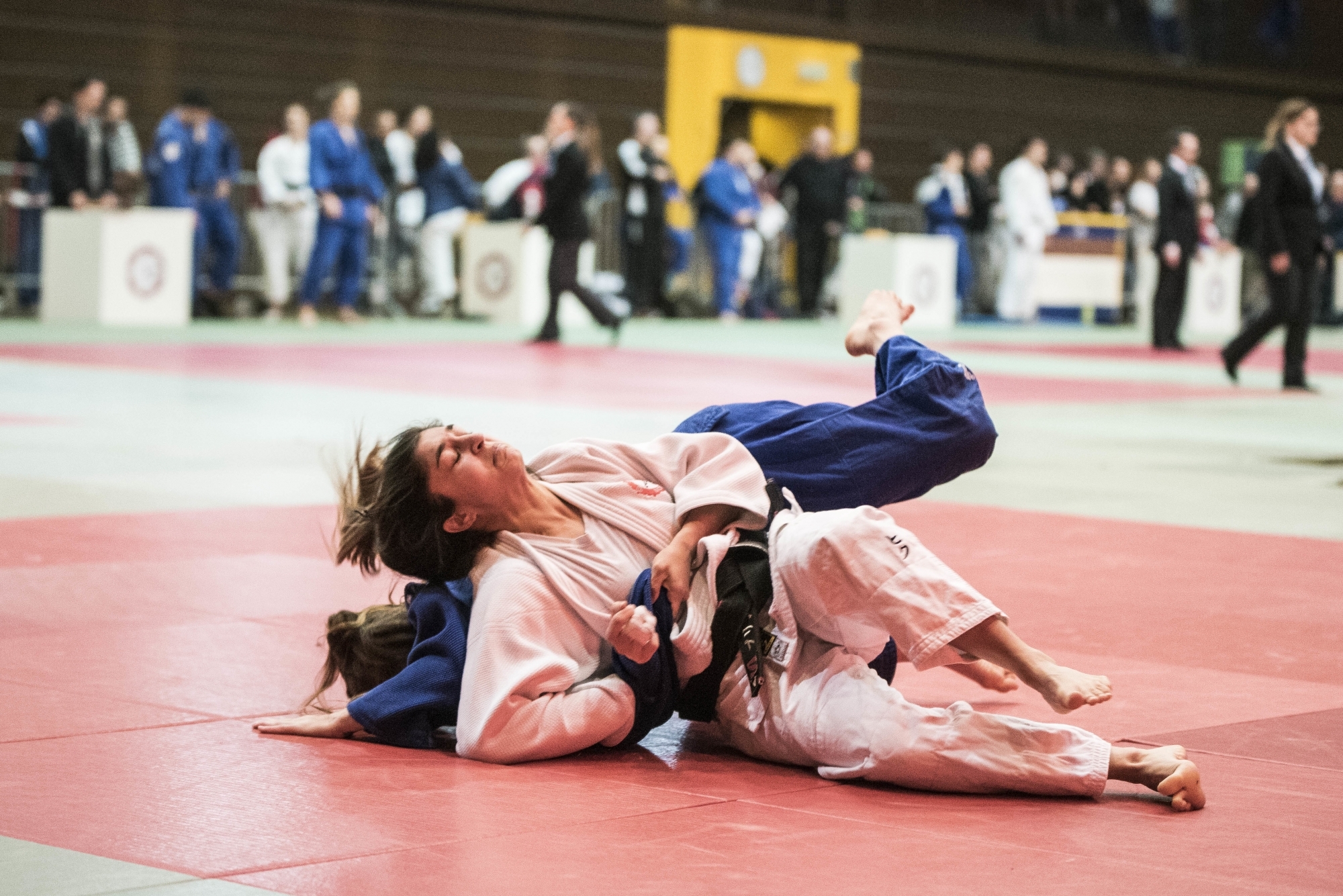 Priscilla Morand (en blanc) s'est imposée le 19 janvier lors du Ranking 1000 organisé par le Judo Club Morges.