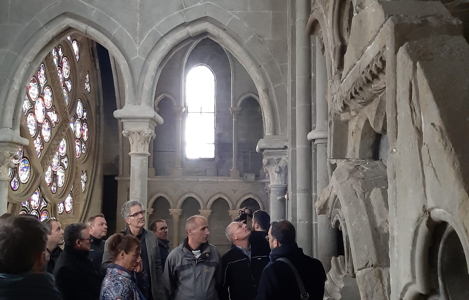 Les participants à cette formation inédite ont notamment visité la cathédrale de Lausanne pour une mise en situation pratique.  