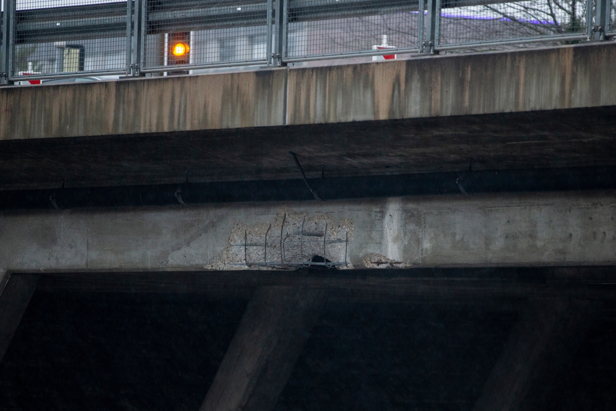 Survenu vendredi 17 janvier, peu après midi, l'incident avait entraîné la fermeture de l'une des quatre voies du pont.
